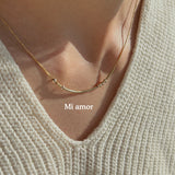 Morse Code Necklace