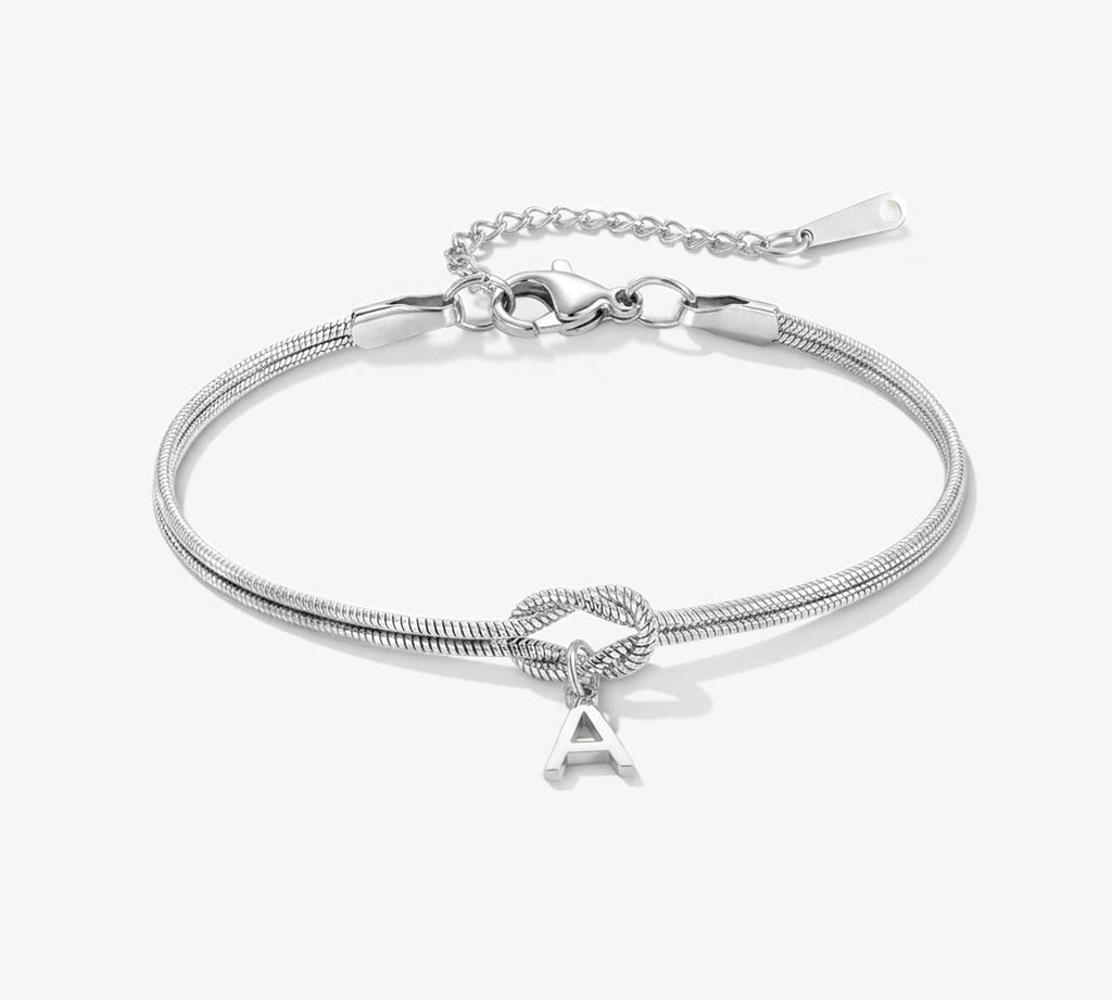 Initial Knot Bracelet