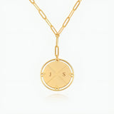 Personalized Compass Necklace