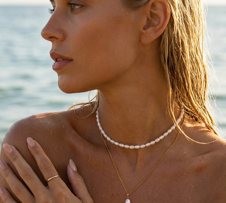 Bora Bora Pearl Choker