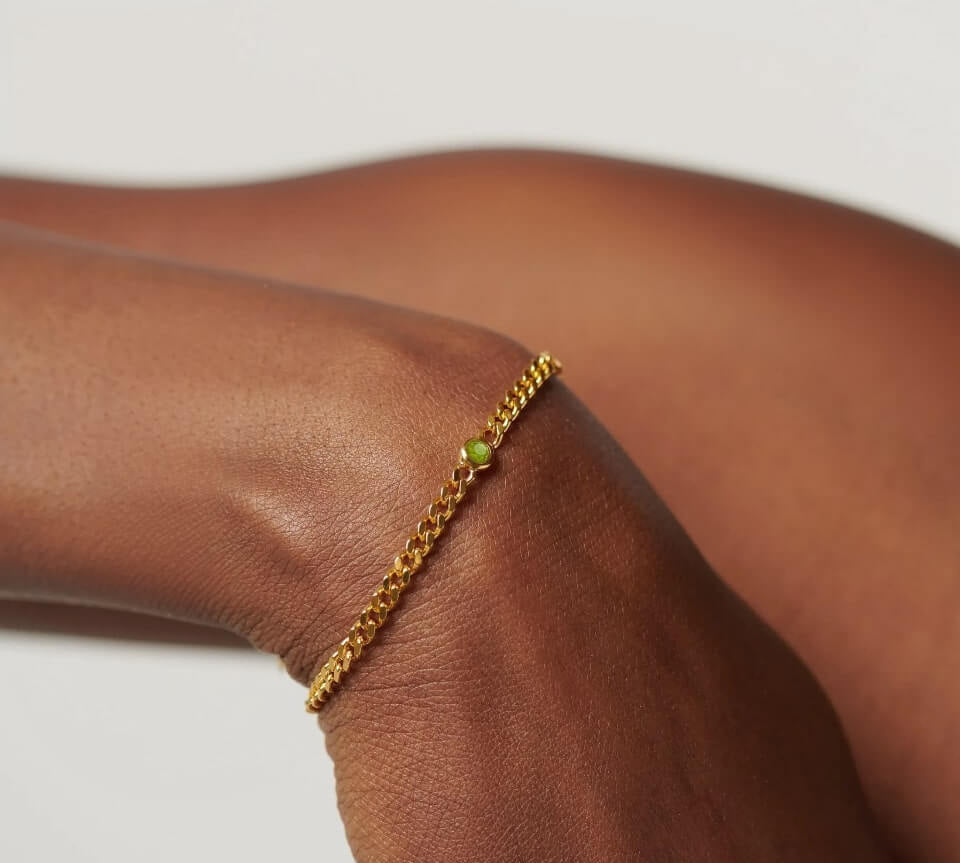 August Birthstone Bracelet